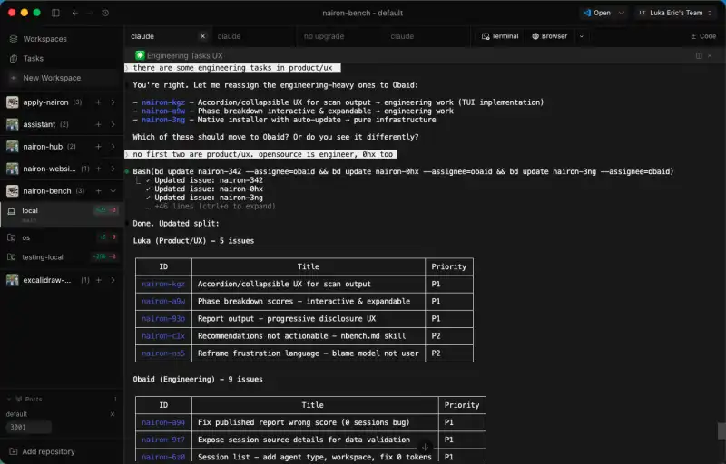 AI-native development environment